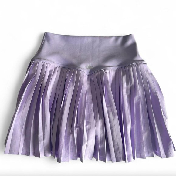 Alo Yoga Pleated Skirt Lavender XS - Picture 1 of 3